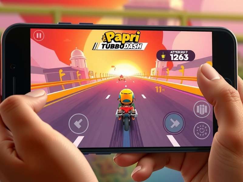 Advanced Papri Turbo Dash racing strategy illustration